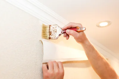 Pose de papier peint à Laroque-des-Albères — revêtements muraux et toiles de verre